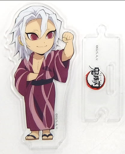 Tengen Uzui Yukata Demon Slayer Kimetsu no Yaiba Mugen Train Arc/Amusement Park Arc Character Emaki Cafe in ufotable Cafe x Machi Asobi CAFE Draw down Random acrylic stand B that connects characters to Amusement arcade
