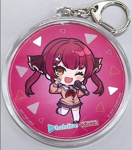 Miscellaneous Goods/Accessories Miscellaneous Goods Houshou Marine Karaoke ver / Mini Character Trading Acrylic Key Chain Virtual YouTuber Hololive x Round One Collaboration Campaign Peko Mari Drink Order Bonus