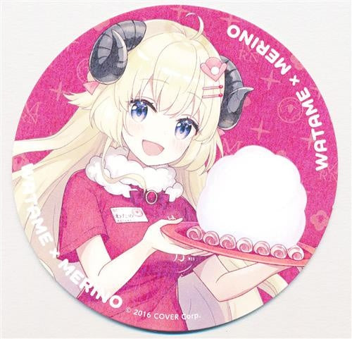 Think Innovation hololive Tsunomaki Watame x Merino WATAMERINO Collaboration Original Paper Coaster Tsunomaki Watame A