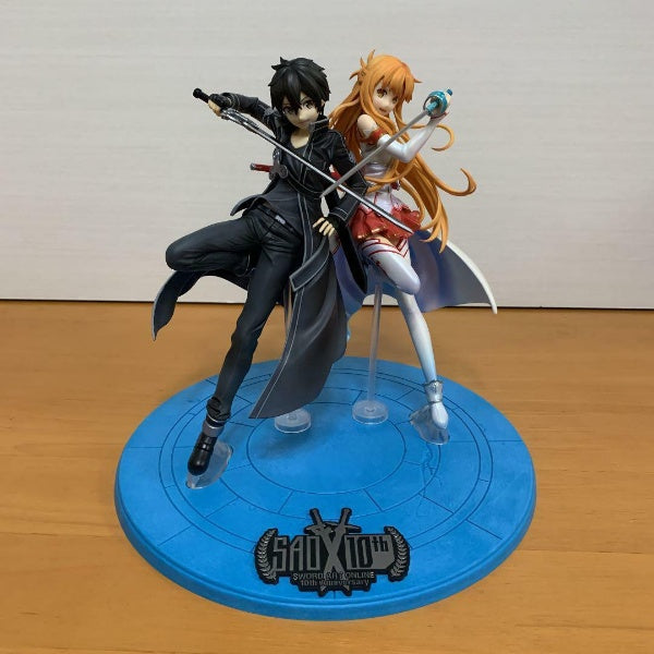Sword Art Online Asuna Kirito 1/7 Figure SAO 10th Anniversary MegaHouse Japan