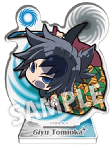 Takara Tomy Arts Giyuu Tomioka Demon Slayer Kimetsu no Yaiba Pita Deformed Mission Departure Trading Acrylic Stand