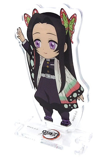 Kanae Kochou Raises Right Hand Demon Slayer Kimetsu no Yaiba Character Picture Scroll Cafe in ufotable Cafe Connected Random Acrylic Stand 6th
