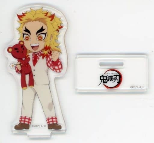 Kyoujurou Rengoku Demon Slayer Kimetsu no Yaiba x ufotable Cafe / Machi Asobi CAFE White Day Event 2023 Random Acrylic Stand B