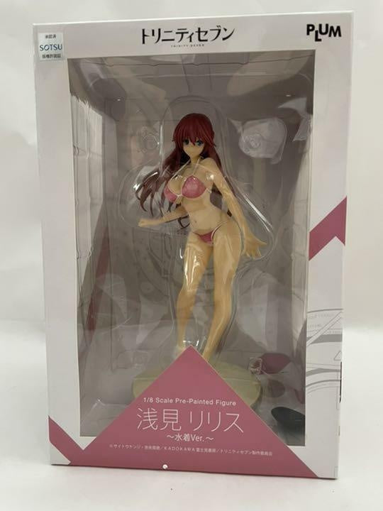Trinity Seven Asami Lilith Swimsuit Ver 1/8 Scale Painted Figure Pmoa Japan Used