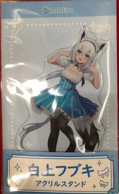 Lawson hololive acrylic stand Lawson maid clothes Shirakami Fubuki