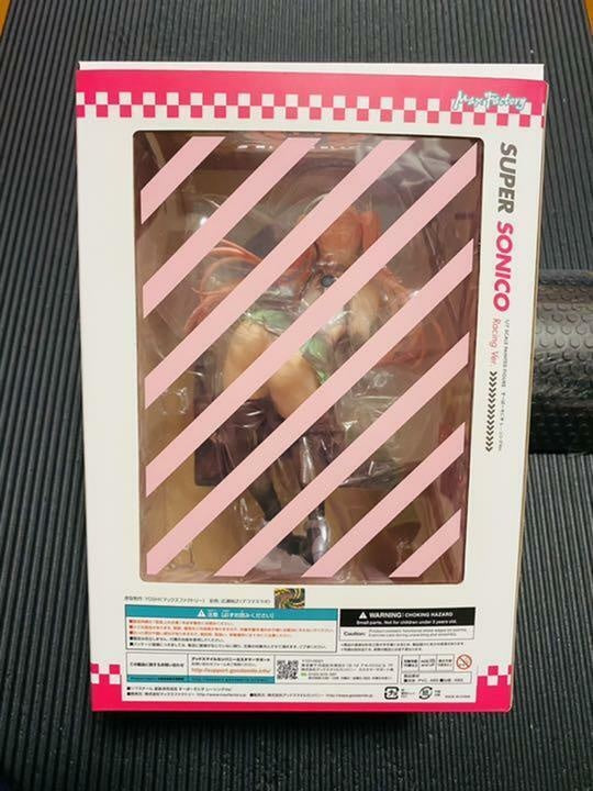 Super Sonico Racing Version Figure 1/7 Scale Painted PVC Nitro Max Factory used