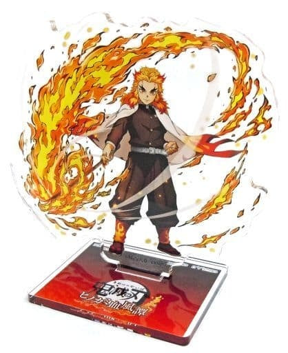 Animate/Aniplex individual item Kyoujurou Rengoku acrylic stand PS4/PS5 software Demon Slayer Kimetsu no Yaiba Hinokami Kepputan Animate purchase bonus