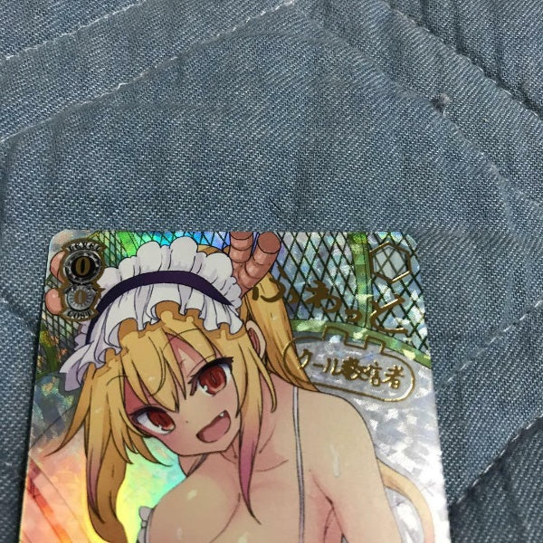 Signed Weiss Schwarz Miss Kobayashi's Dragon Maid Tohru Foil KMD/W96-T03SSP SSP