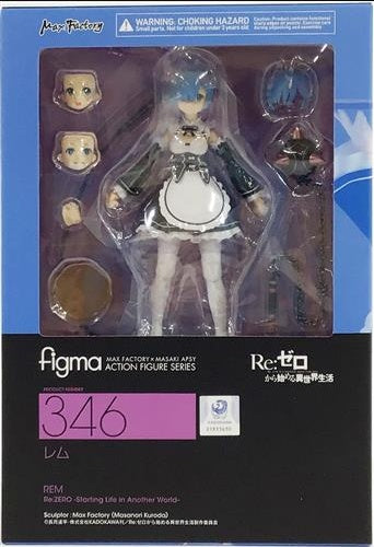 Max Factory figma 346 Re Zero -Starting Life in Another World Rem Resale Figure Max Factory