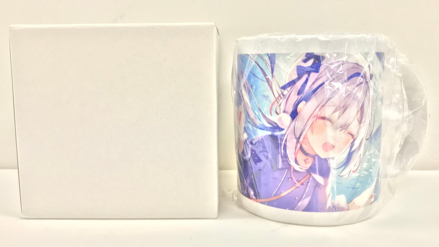 hololive hololive Birthday Anniversary 2021 Mug Cup Amane Kanata drawn by Mr. Oshio