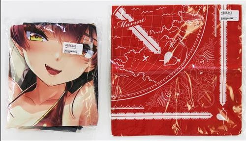 hololive hololive 1 Million People Commemorative Drawing by Ai Akasa Dakimakura Cover Pillow Case Houshou Marin Design by saku39 Houshou Pirates Bandana Set