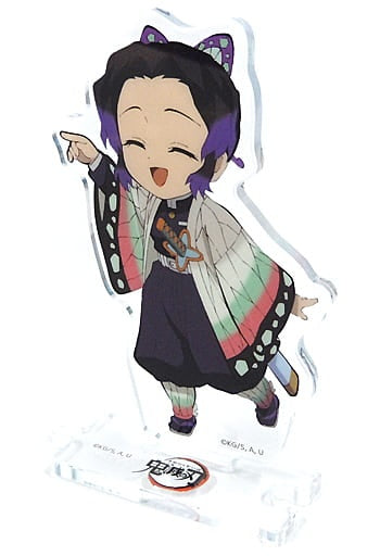 Shinobu Kochou Right Hand Raise Demon Slayer Kimetsu no Yaiba Character Picture Scroll Cafe in ufotable Cafe Connected Random Acrylic Stand 6th
