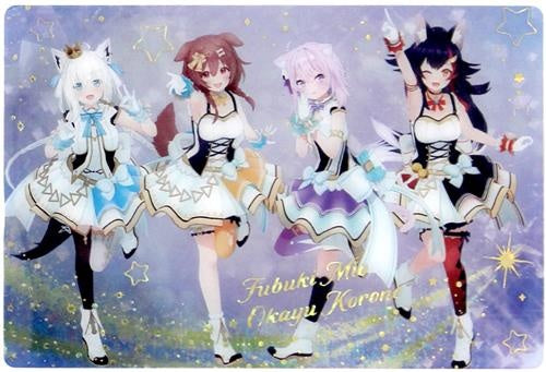 Bandai hololive wafer 2 metallic placard hololive gamers