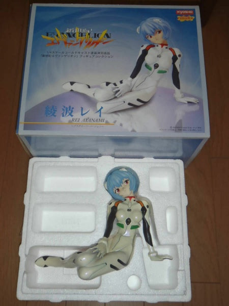 Kyosho Neon Genesis Evangelion Ayanami Rei Plug Suit Cold Cast /Figure 1/4 Scale