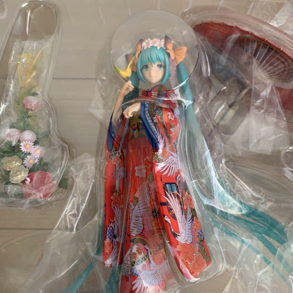 Stronger Hatsune Miku Hanairogoromo 1/8 Figure Kimono Sky Town Snow Miku Japan