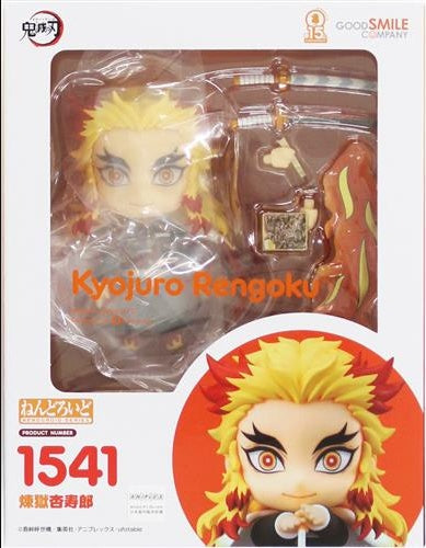 Good Smile Company Nendoroid 1541 Demon Slayer Kimetsu no Yaiba Kyoujurou Rengoku Figure Good Smile Company