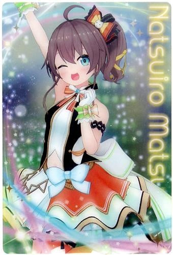 Bandai hololive wafer 2 metallic placard Natsuiro Matsuri