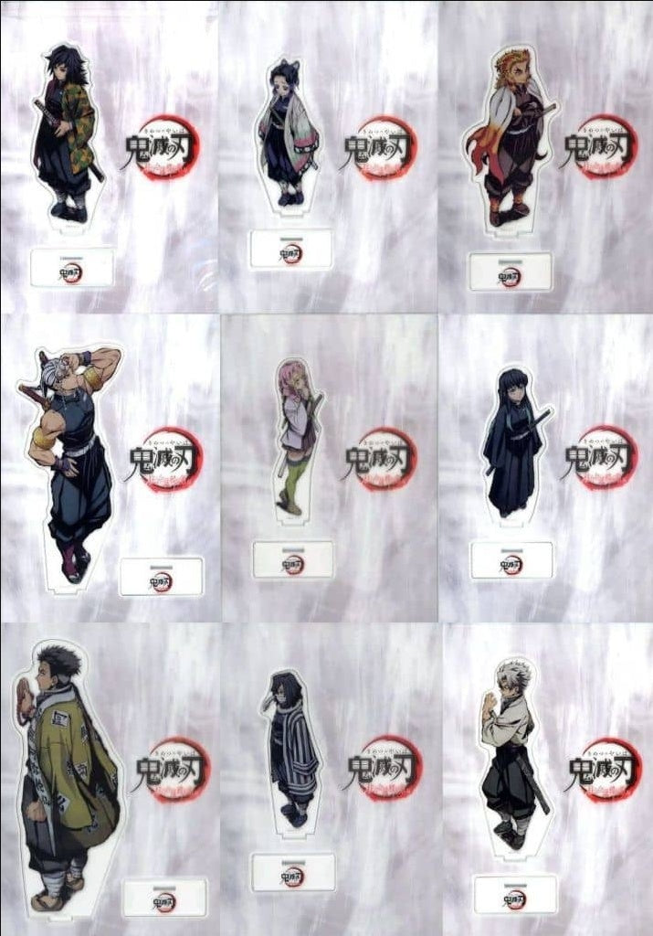 ufotable All 9 types set Demon Slayer Kimetsu no Yaiba Hashiraai Conference / Butterfly House Edition Key Visual Illustration Random Acrylic Stand