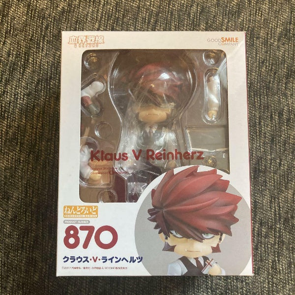 Nendoroid Klaus V Reinherz Figure #870 Blood Blockade Battlefront & Beyond