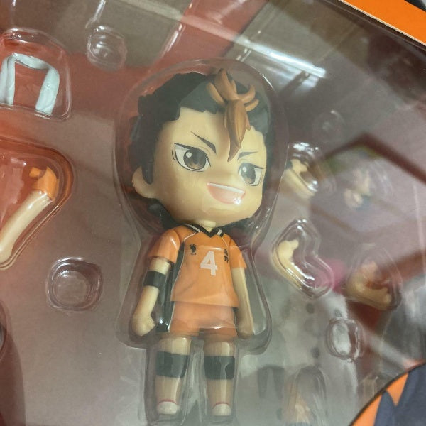 Nendoroid Haikyuu!! Yu Nishinoya Figure #592 Orange Rouge Japan