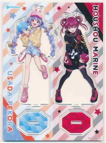 ROUND1 hololive×ROUND1 acrylic stand set collaboration ver. Usada Pekora Houshou Marine