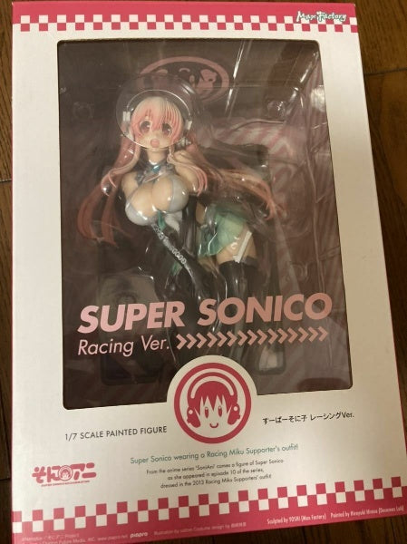 Nitro Super Sonic Super Sonico Racing ver. 1/7 PVC figure From Japan