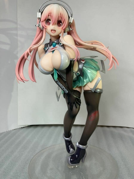 Nitro Super Sonic Super Sonico Racing ver. 1/7 PVC figure From Japan
