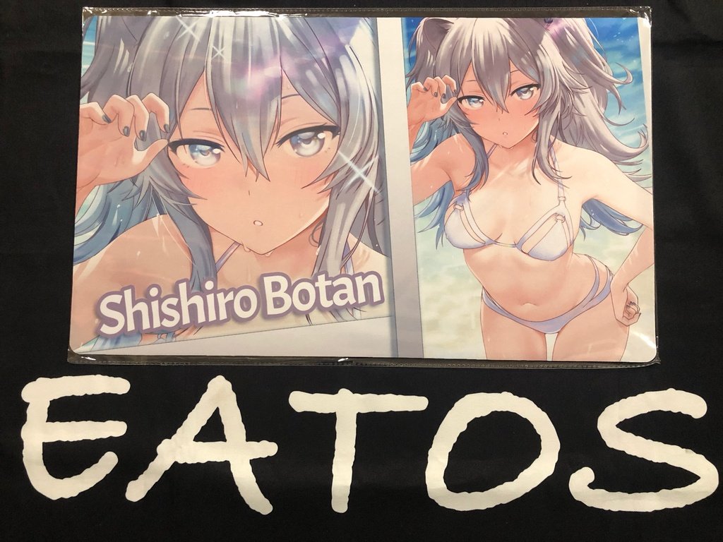 TCG Playmat 300mm x 500mm hololive Swimsuit Shishiro Botan