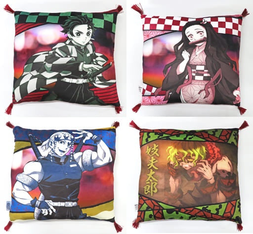 Taito Cushion, Body Pillow, Body All 4 Types Set Zabuton vol.5 Demon Slayer Kimetsu no Yaiba