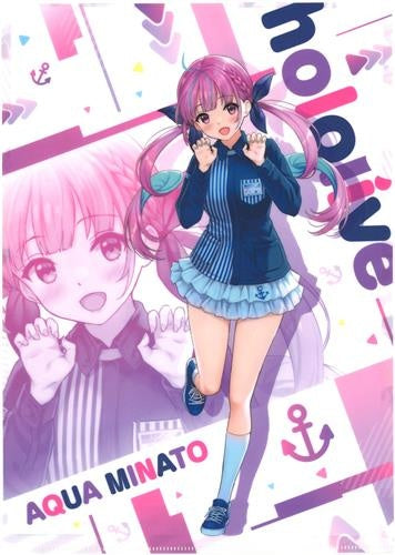 Lawson hololive Original Clear File Minato Aqua
