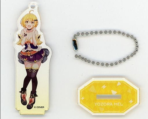 Bushiroad Creative Yozora Mel Acrylic Stand Keychain Festival ver. Virtual YouTuber hololive Eis Schwartz Rebirth presents hololive Production Festival