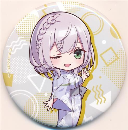 Gokurakuyu hololive x Gokurakuyu RAKU SPA Trading Can Badge Mini Character ver. Shirogane Noel