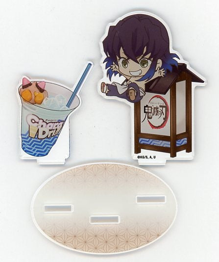 Chara Bomb Inosuke Hashibira Demon Slayer Kimetsu no Yaiba x CharaDri Mini Character Acrylic Stand