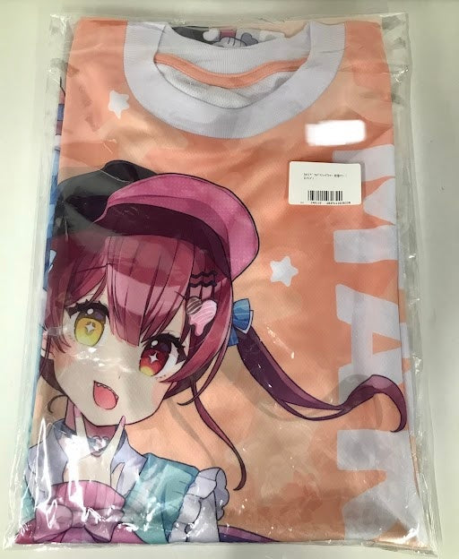 Lawson hololive full graphic T-shirt Houshou Marine XL size