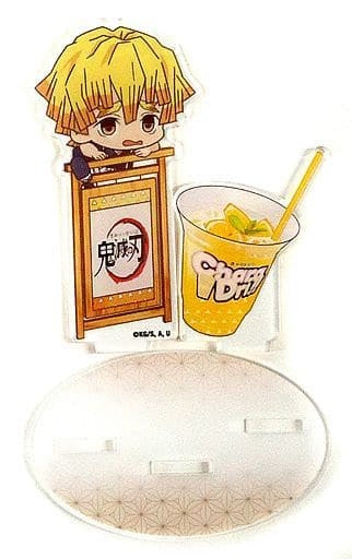 Chara Bomb Zenitsu Agatsuma Demon Slayer Kimetsu no Yaiba x CharaDri Mini Character Acrylic Stand