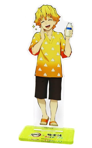 Zenitsu Agatsuma Life-sized Acrylic Stand Demon Slayer Kimetsu no Yaiba x Gokurakuyu/RAKU SPA The Return of Tanjiro's Paradise Holiday