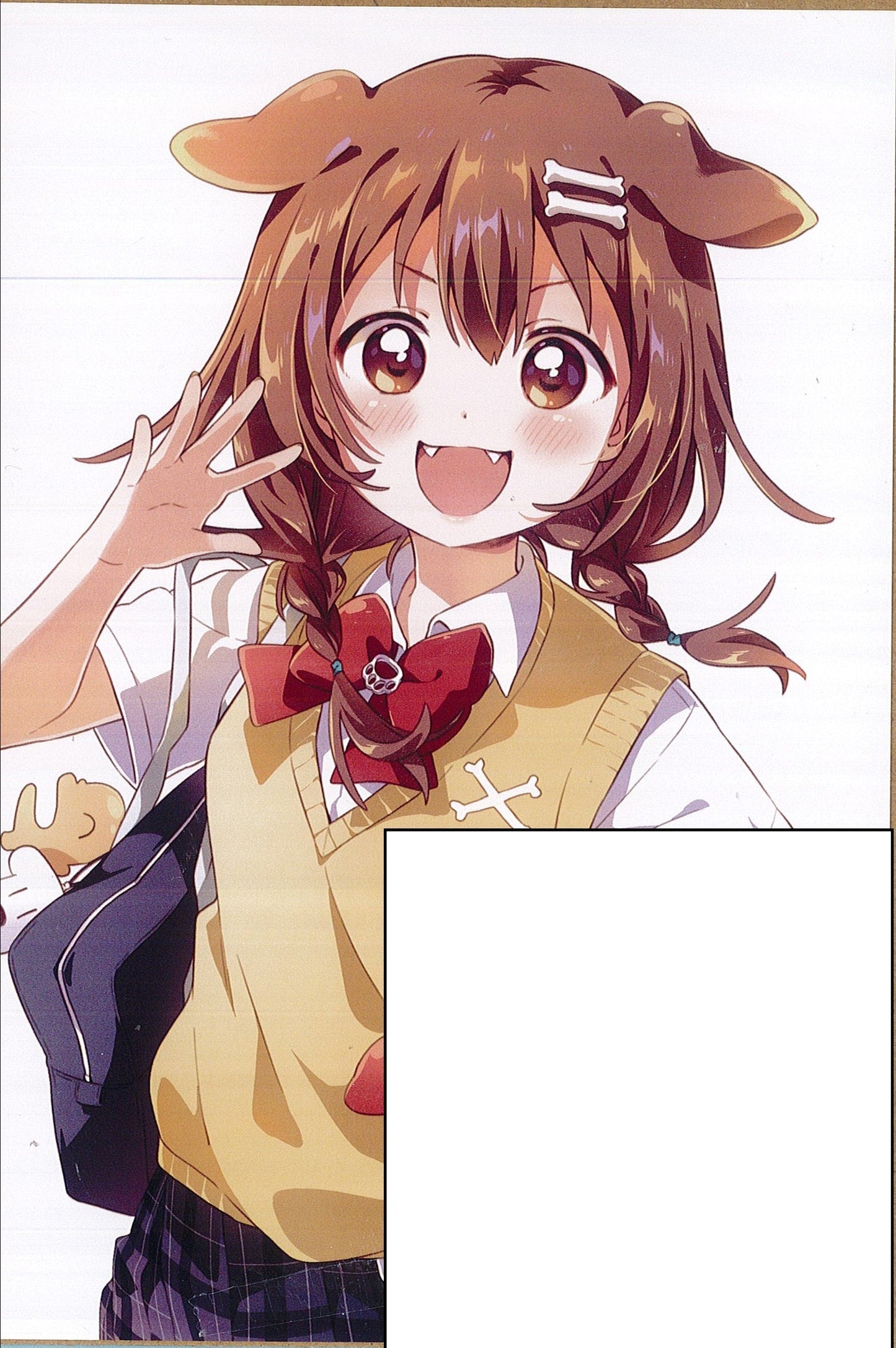 hololive hololive birthday commemoration 2021 foil stamped copy Handwritten Signatureed postcard Inugami Korone