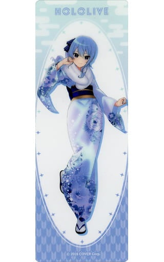 Chugai Mining Goods Hoshimachi Suisei Original Clear Bookmark Vtuber Hololive x Tokyo Sky Tree Town Cafe Menu Order Bonus