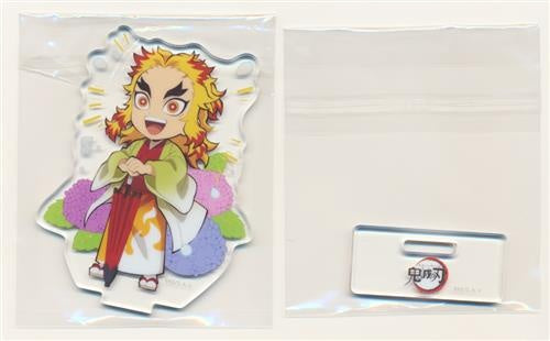 ufotable Demon Slayer Kimetsu no Yaiba x ufotable Cafe/DINING rainy season drawing random acrylic stand B Kyoujurou Rengoku