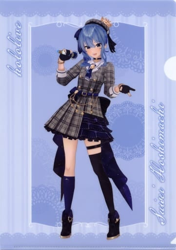 LAWSON Clear File Single Item Suisei Hoshimachi A4 Clear File Vtuber Hololive x LAWSON