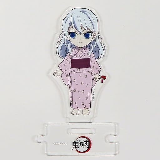 Ume Daki Demon Slayer Kimetsu no Yaiba Mugen Train Arc/Amusement Park Arc Character Emaki Cafe in ufotable Cafe x Machi Asobi CAFE Random acrylic stand B that leads to a newly drawn character B Amusement arcade