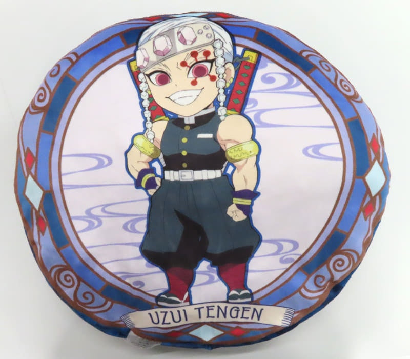 FuRyu Cushion/Dakimakura/Body Tengen Uzui Round Cushion-Kyoujurou Rengoku/Tengen Uzui- Demon Slayer Kimetsu no Yaiba
