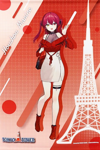 hololive Production Tapestry Houshou Marin B2 Tapestry Virtual YouTuber Hololive in Tokyo Tower Lost Quartet Great Search