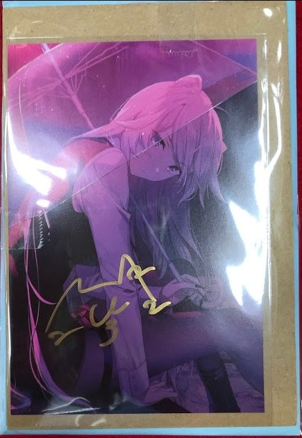 hololive hololive Birthday Anniversary 2021 Handwritten Signatureed Postcard Shishiro Botan