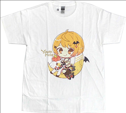 hololive Production Clothing Yozora Mel Original T-shirt White XL Size Virtual YouTuber hololive Yozora Mel 400,000 People Anniversary