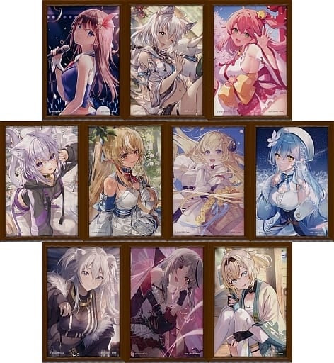 BANDAI SPIRITS All 10 Types Set Frame Stand Ichiban Kuji hololive vol 2 Frame Stand Award