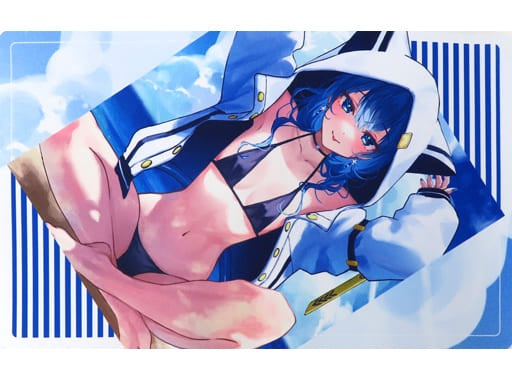 Midnight Bull Supply Vachal Youtuber Playmat Swimsuit Suisei Hoshimachi Suisei misekiss C100/Midnight Bull
