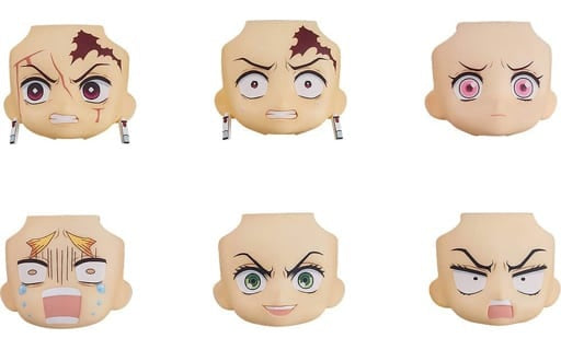 Good Smile Company Figures All 6 Types Set Nendoroid More Exchange Face Demon Slayer Kimetsu no Yaiba01
