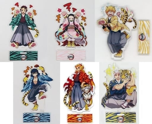 ufotable All 6 Types Set Demon Slayer Kimetsu no Yaiba Demon Slayer Anime Anniversary Festival Year of the Tiger Random Acrylic Stand