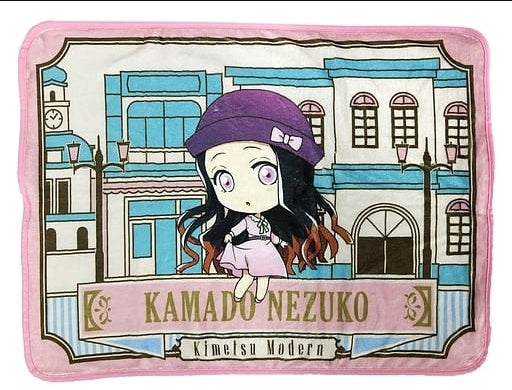 Dakimakura Cover Pillow Case Sheets Nezuko Kamado Kimetsu Modern Mini Blanket Demon Slayer Kimetsu no Yaiba Mauve Shopping Street -AmiAmi Street- in Akihabara